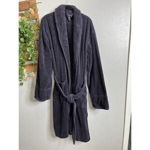 Lands End Turkish Cotton Terry Cloth Bath Robe Adult Size L 42-44 Made in Turkey